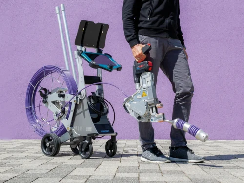 Kummert system med easyTab og PushBuddy til rørinspeksjon