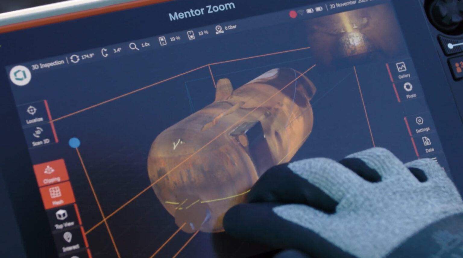 Mentor Zoom tablet med 3D bilde